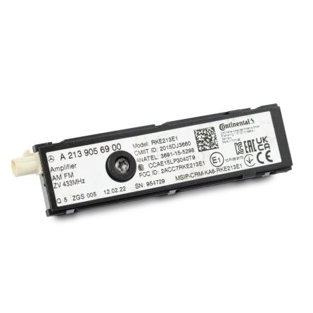 Amplificador de antena Mercedes CLA 118, GLE 167, A-Clase 177, C-Clase 205, E-Clase 213 238, S-Clase 217, S-Clase 222, EQA 243, GLA 247, GLC 253, AMG GT 290, EQC 293, G-Clase 463 464 A2139056900